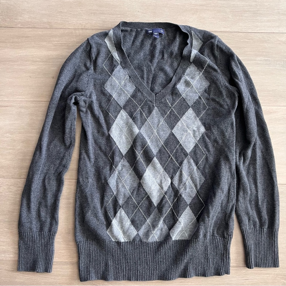 Vintage Argyle Sweater